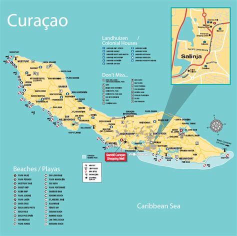 curacao cruise port map.